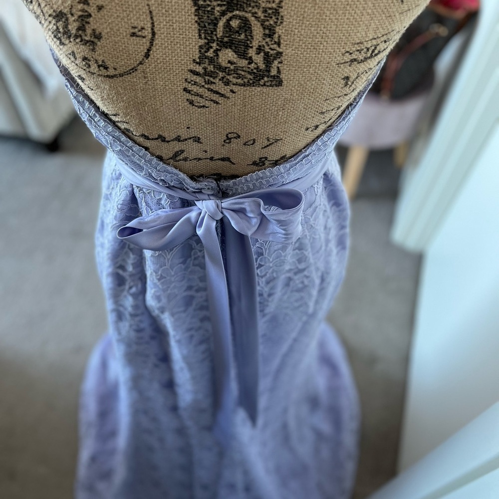Beautiful Lavender, Mari Lee by Madeline Gardner Gown, Size 14 Strapless - Picture 5 of 11
